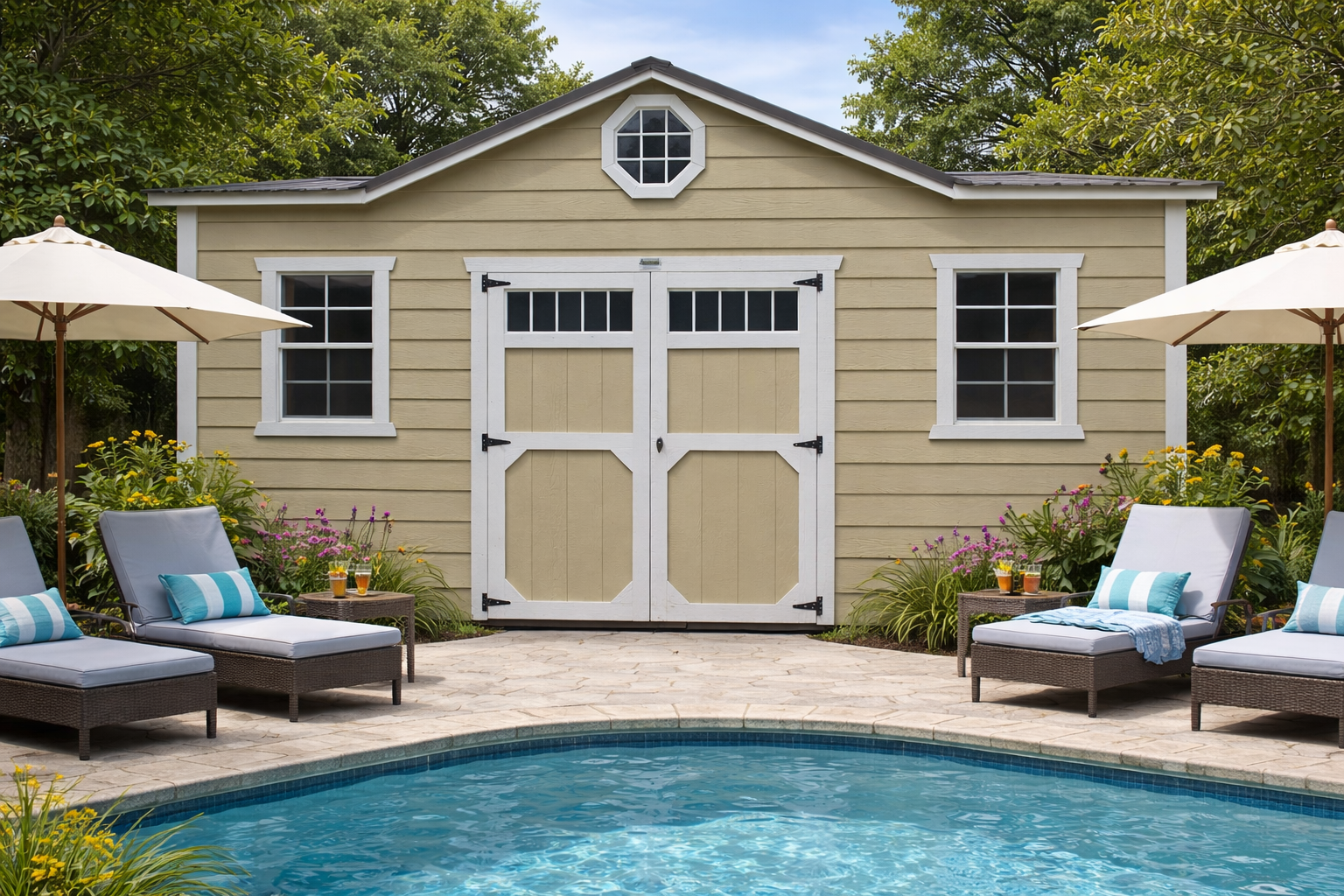 10' x 20' Lap Sided with Dormer and Windows Galore for sale in Manchester, IA