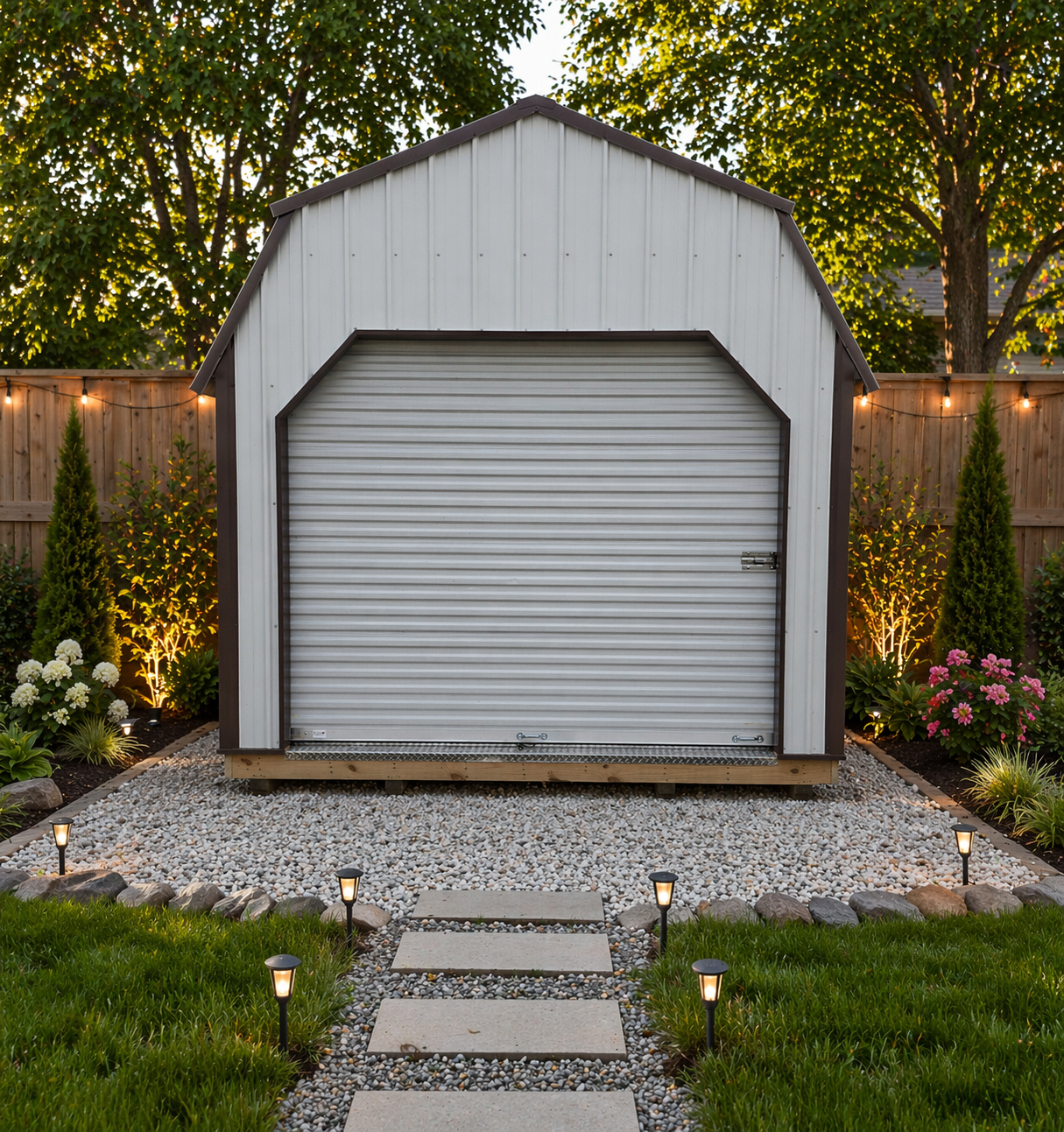 12' x 28' Metal Lofted Garage on OSB - No Corners Cut Here!! for sale in Fairfax, IA