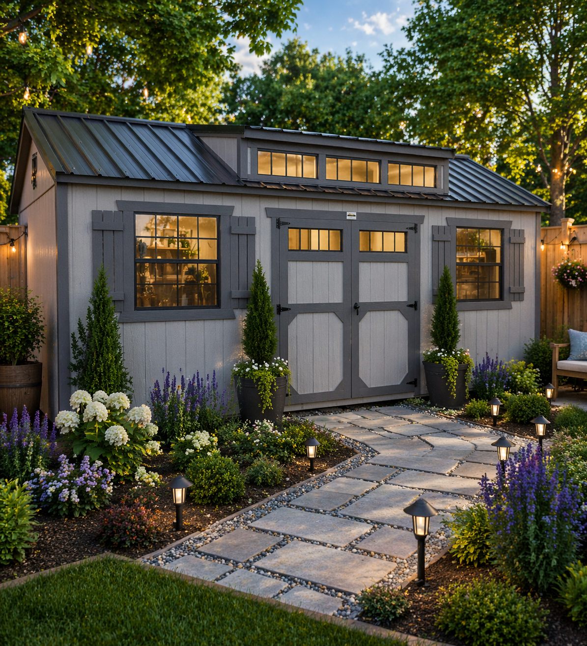 10' x 20' Our stunning shed dormers are anything but standard! Customize yours today! for sale in Fairfax, IA