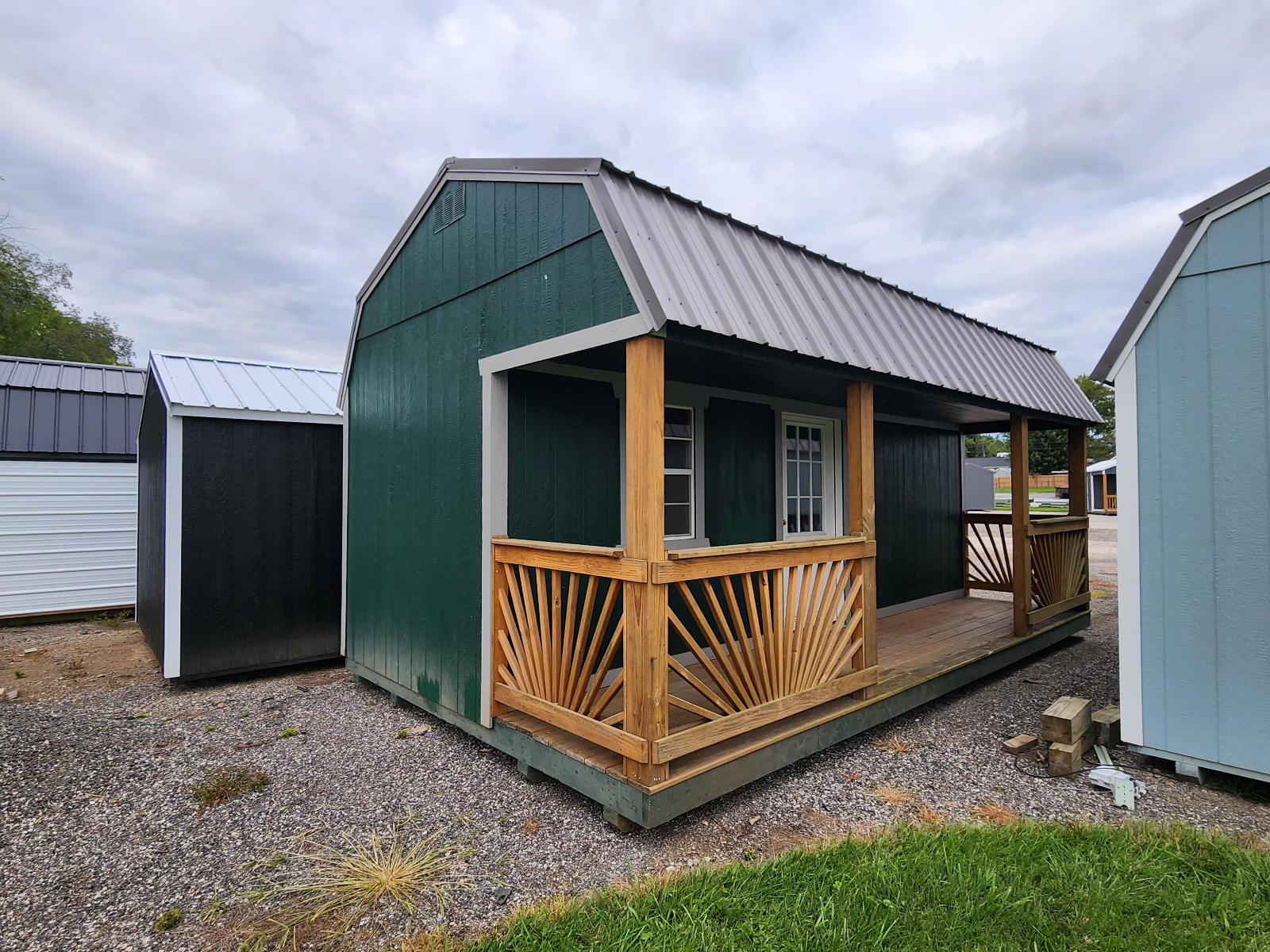 12' x 20' (REPO) Lofted Storage Playhouse with Side Porch in Canton, OH - 12x20 for sale in Canton, OH