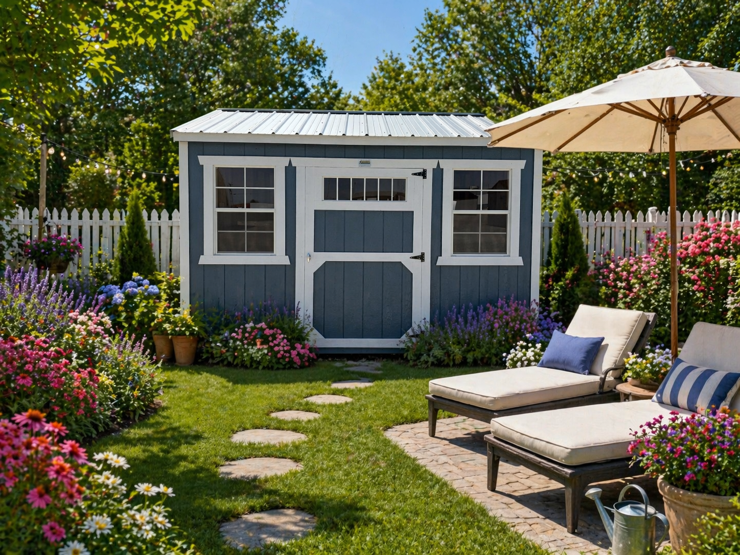 8' x 12' Side Utility Shed a Blank Slate for Your Backyard for sale in Manchester, IA