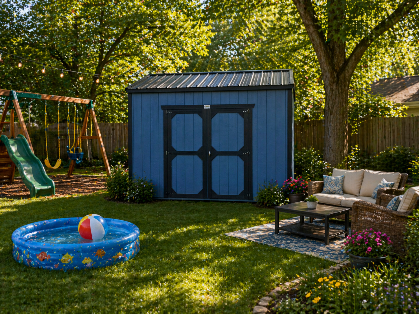 10' x 12' Smokin' Hot in Smoky Blue and Your Blank Slate! for sale in Manchester, IA
