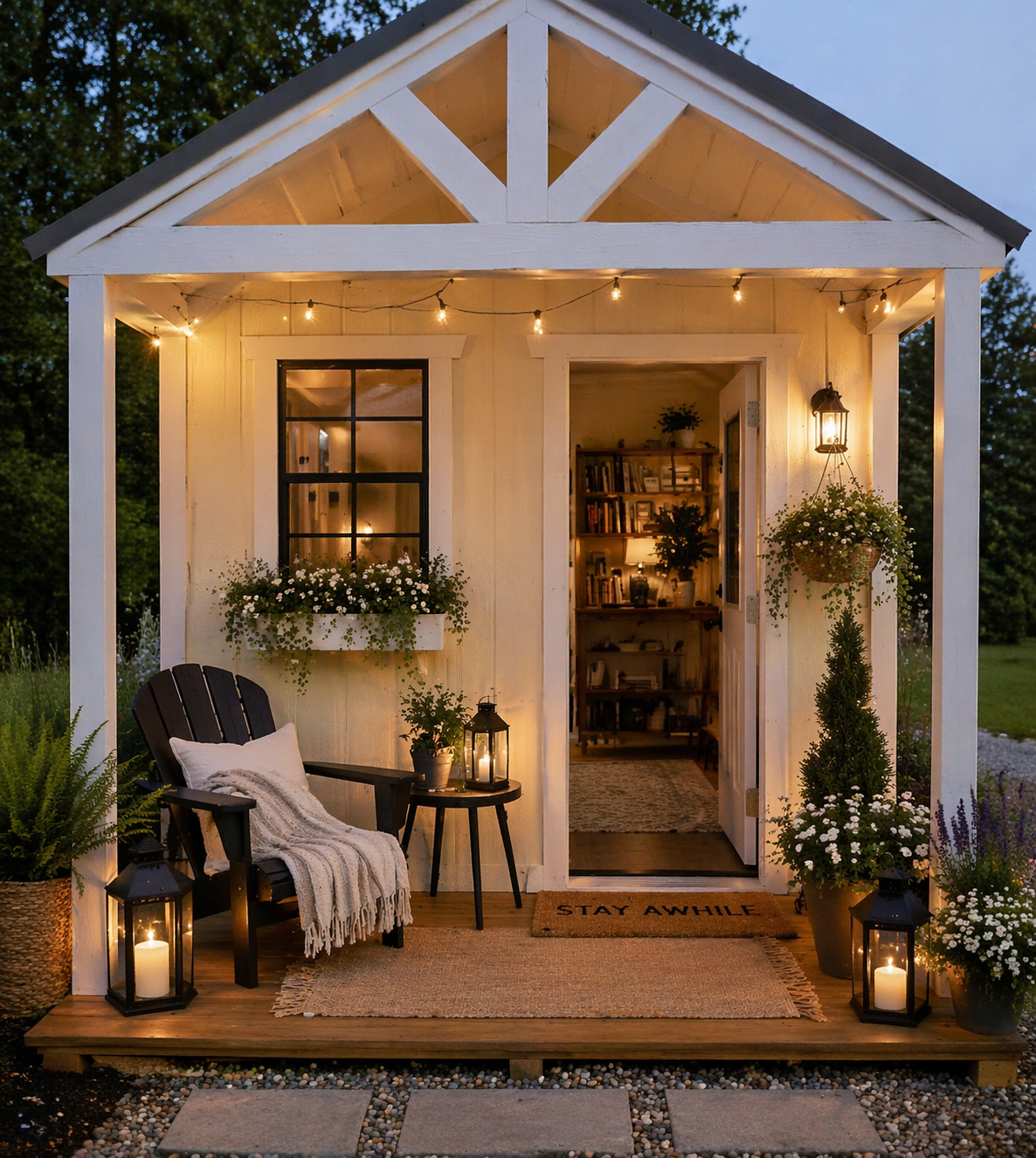 10' x 20' Vaulted Gable Porch: Where Summer Kicks Back and Stays Awhile for sale in Fairfax, IA
