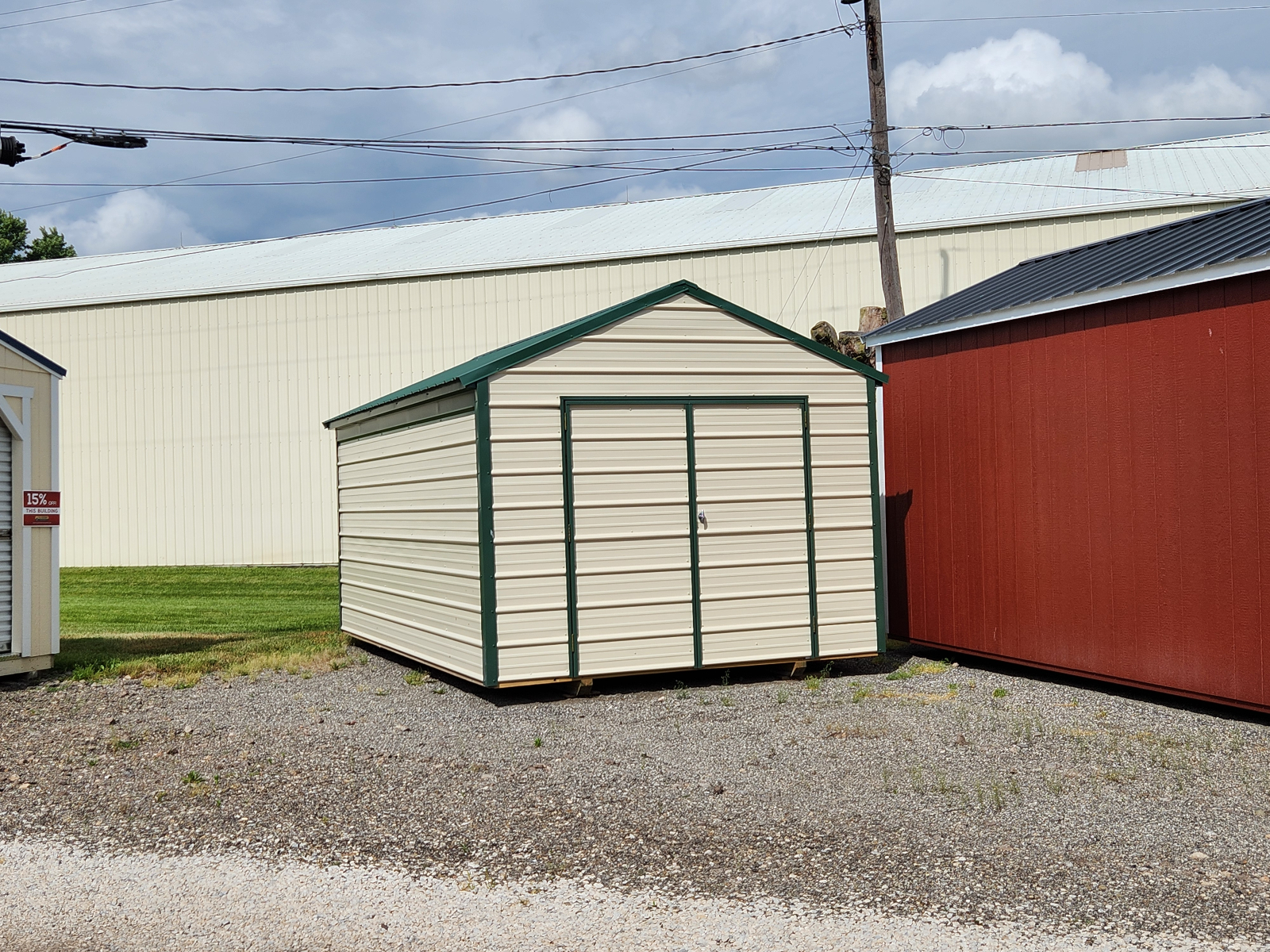 10' x 16' 10x16 A-Frame Metal Utility Shed for sale in Canton, OH