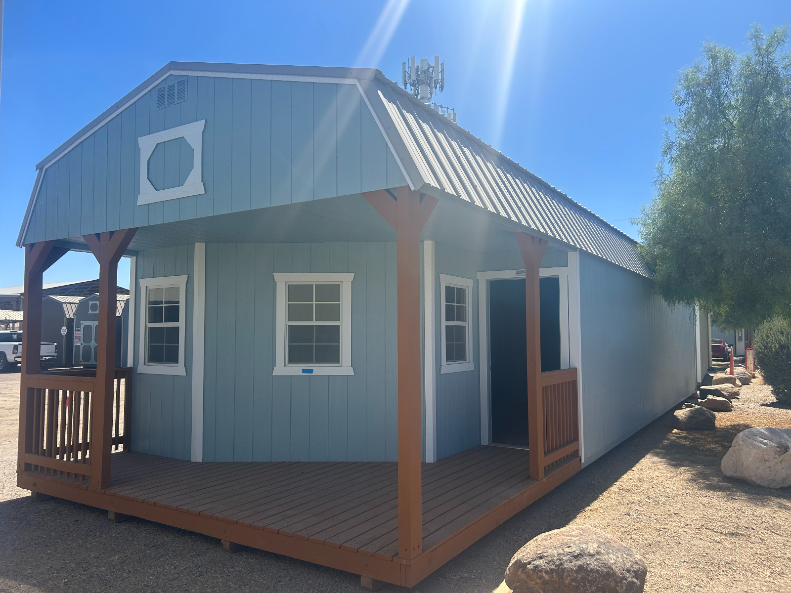 16' x 48' Big Dog Sheds Deluxe Lofted Playhouse Shed - Spacious Outdoor Retreat in Peoria, AZ for sale in Peoria , AZ