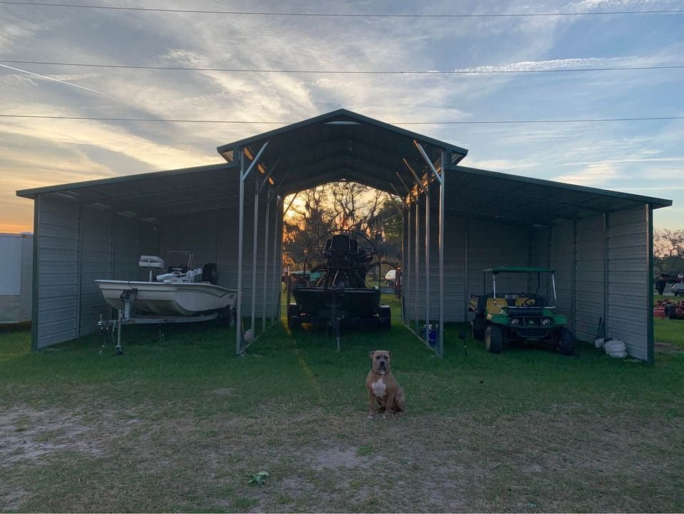 12' x 20' 3 Bay A-Frame Garage Storage 12x20 - Multi-Use Space in Eagle Lake, FL for sale in EAGLE LAKE , FL