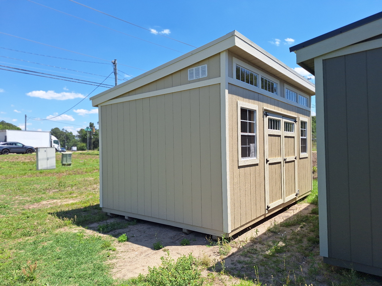 12' x 16' Bearded Bryan's Modern 12x16 Lean-To Shed for Hobby & Tool Storage in Summerville, SC for sale in Summerville, SC