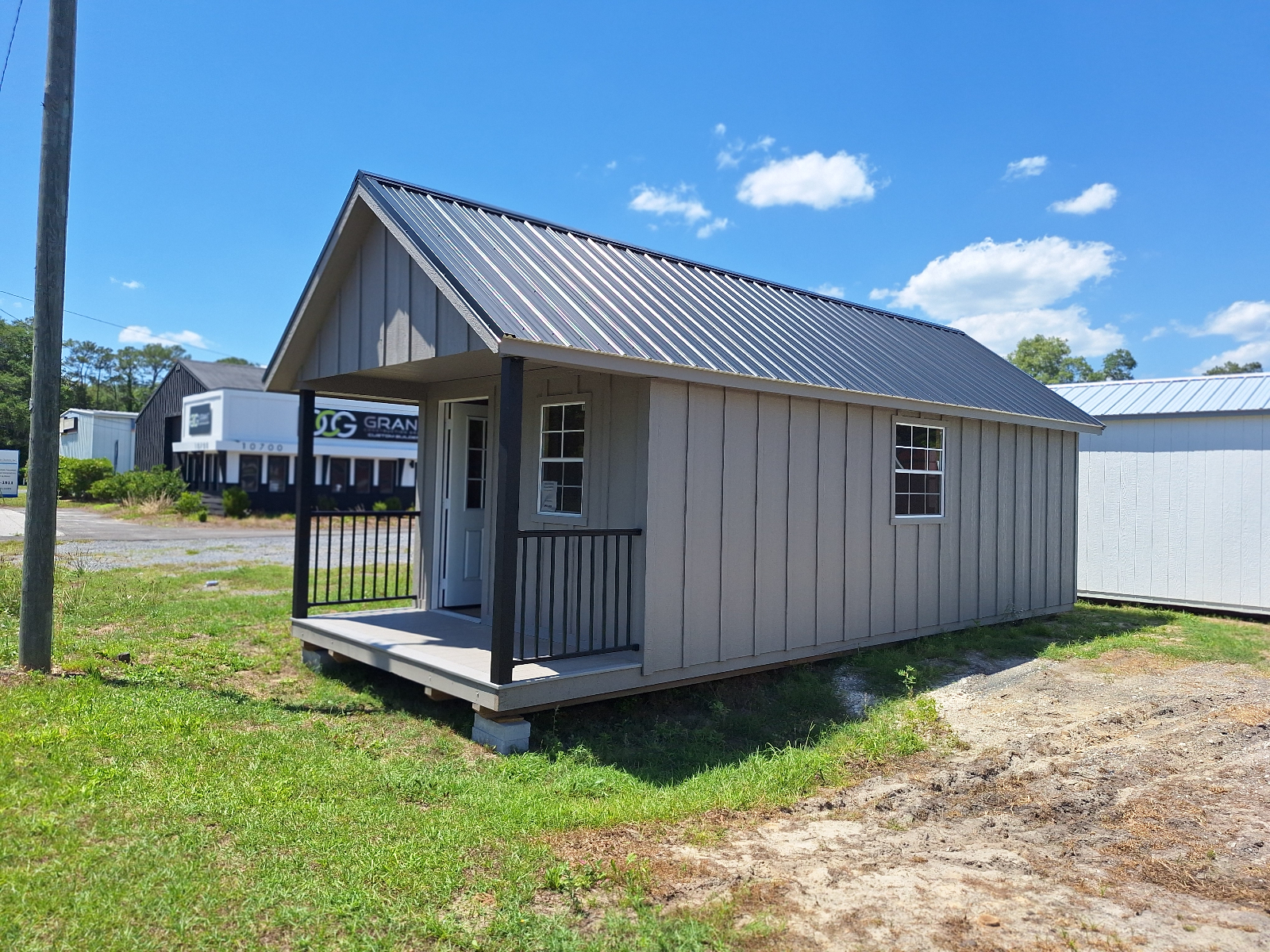 12' x 28' 12x28 A-Frame Shed for Hobby & Tool Storage in Summerville, SC - Bearded Bryan's Buildings and Barns by Pine View Buildings for sale in Summerville, SC