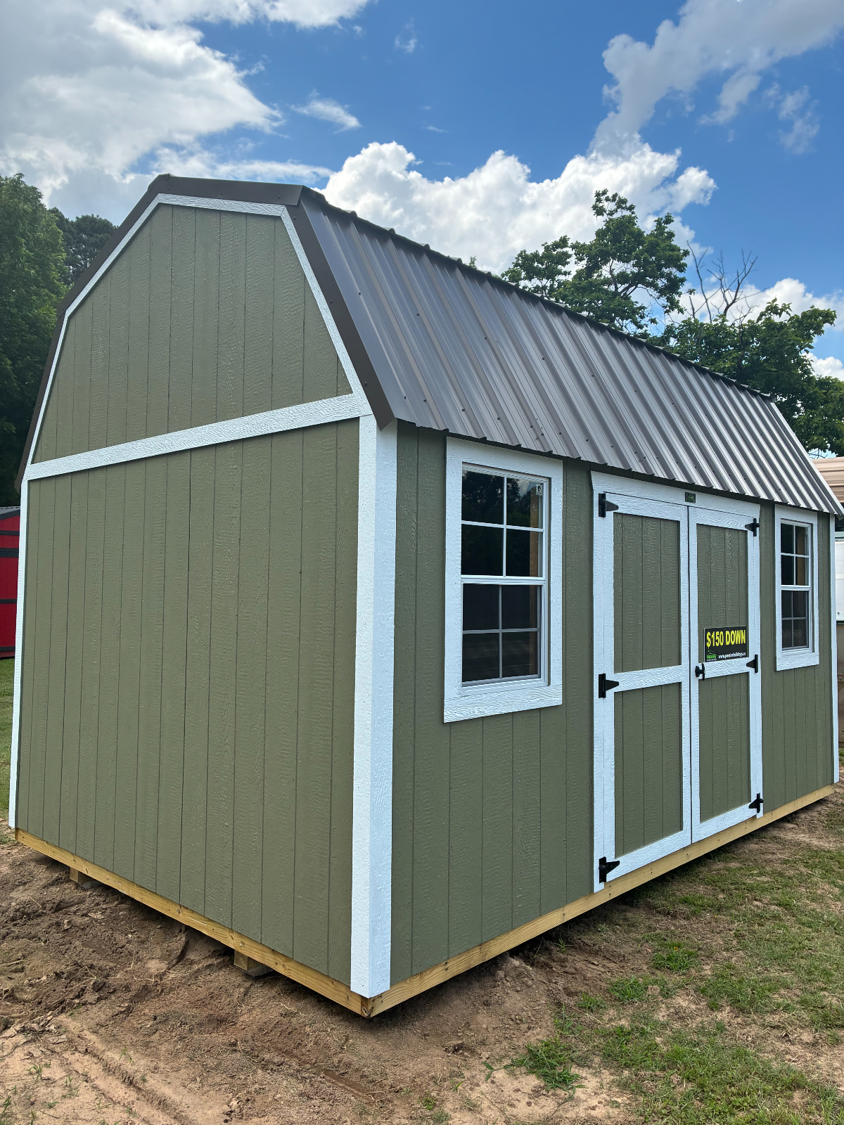 10' x 16' Lofted Barn Shed 10x16 for Hobby & Tool Storage in Gilmer, TX for sale in Gilmer, TX