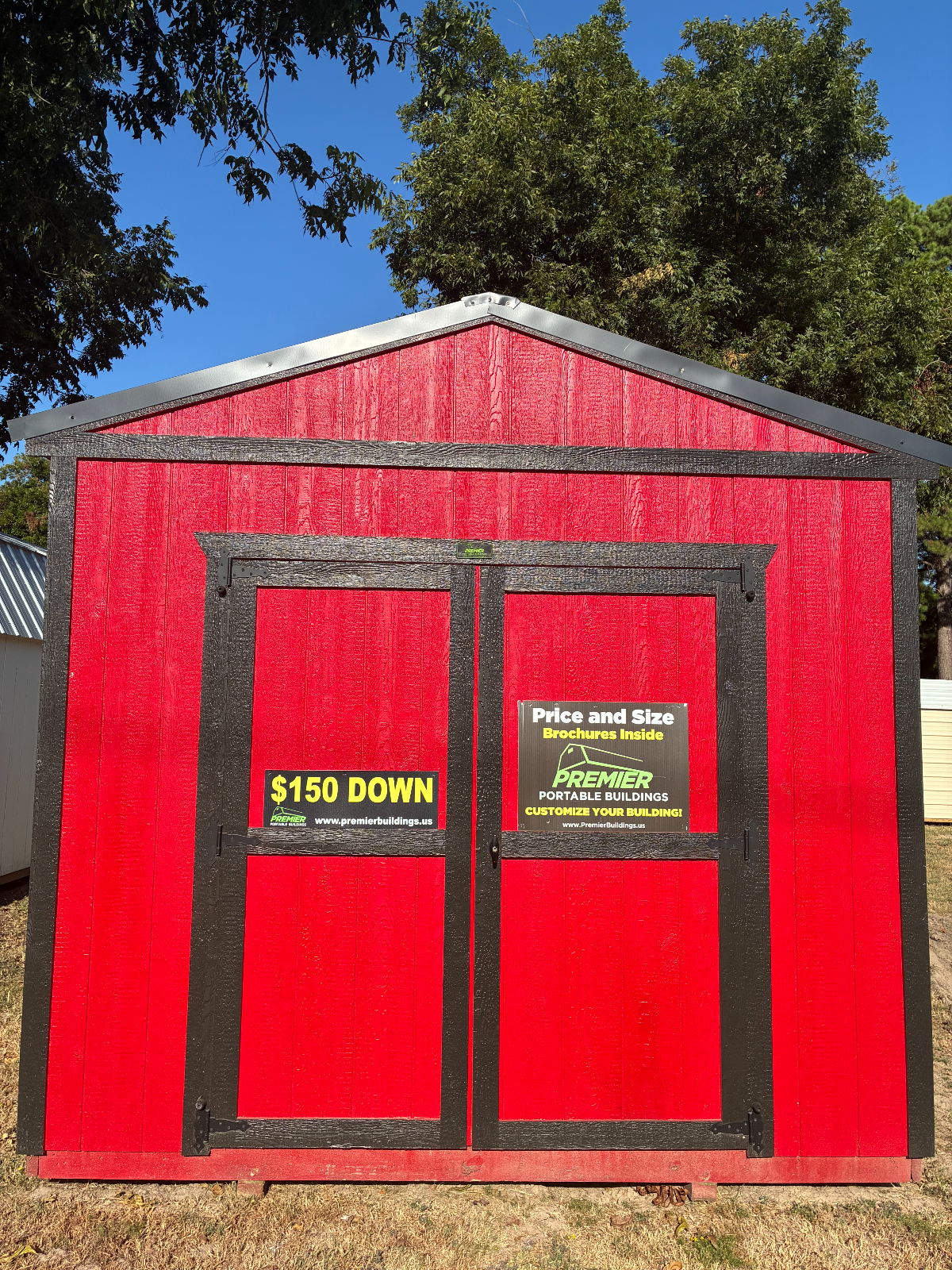 10' x 12' 10x12 Scarlett Red Utility Shed $150 Down and $148.07/Month for sale in Gilmer, TX
