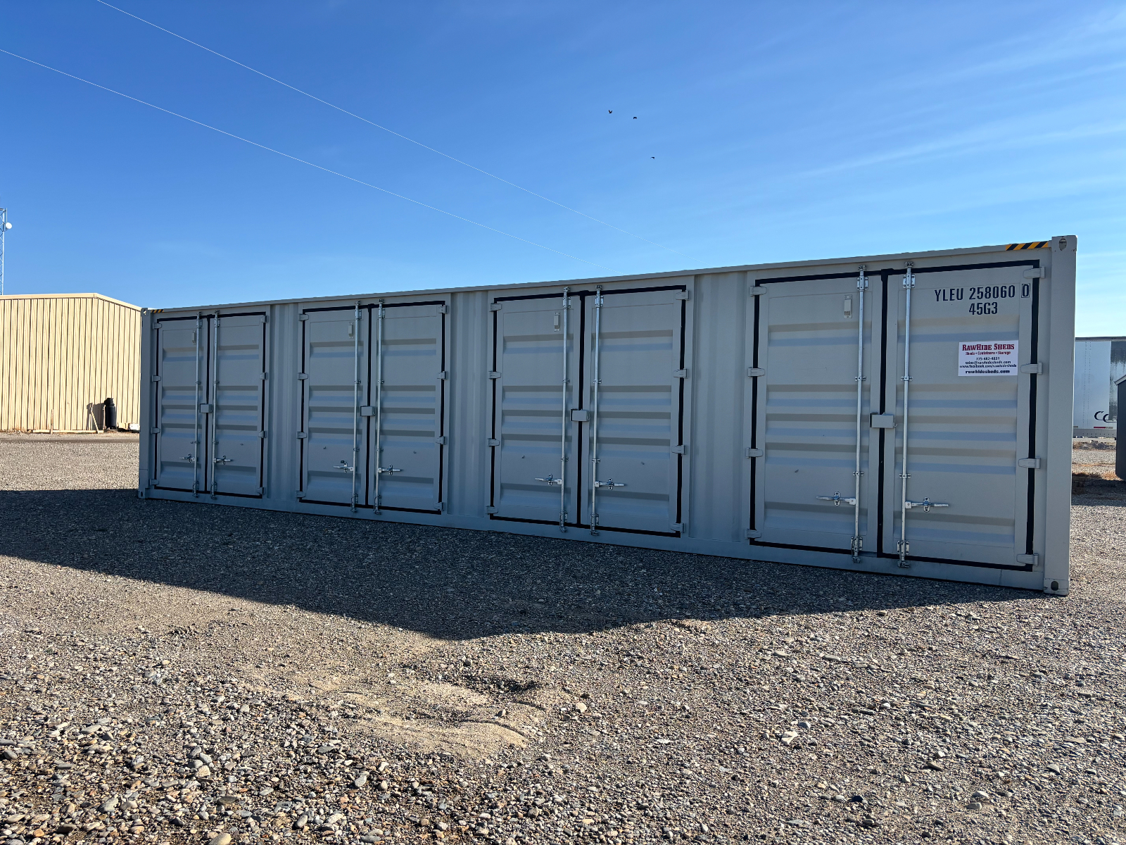 8' x 40'  40' Hi Cube Container w/ 4 side doors for sale in Eureka, NV