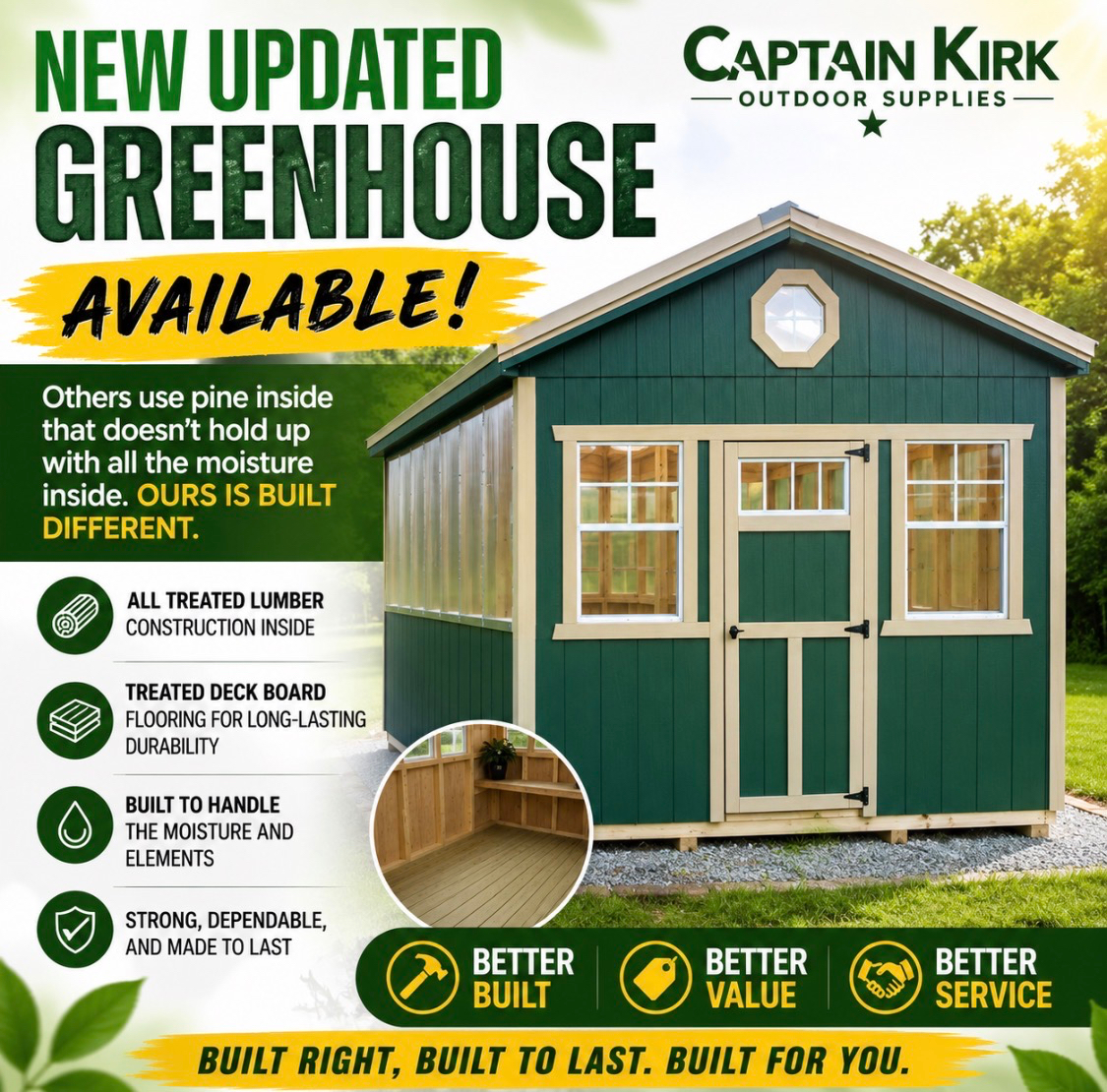 10' x 12' A-Frame Greenhouse 10x12 for growing plants in Woodstock, VA for sale in Woodstock, VA