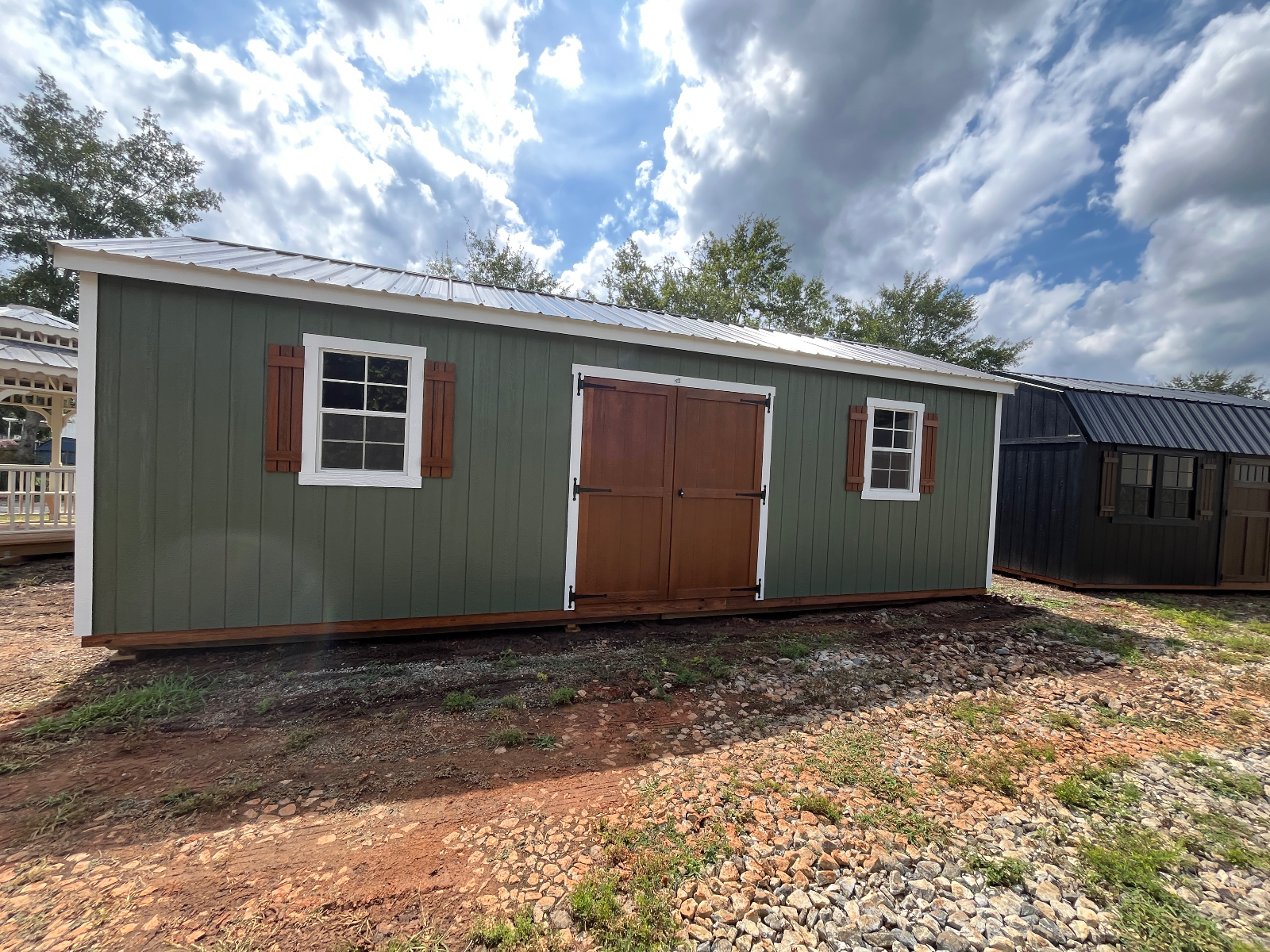12' x 28' Parton Sheds-Pickens! Back in stock! 12x28 Side utility with electrical!!  for sale in Pickens, SC