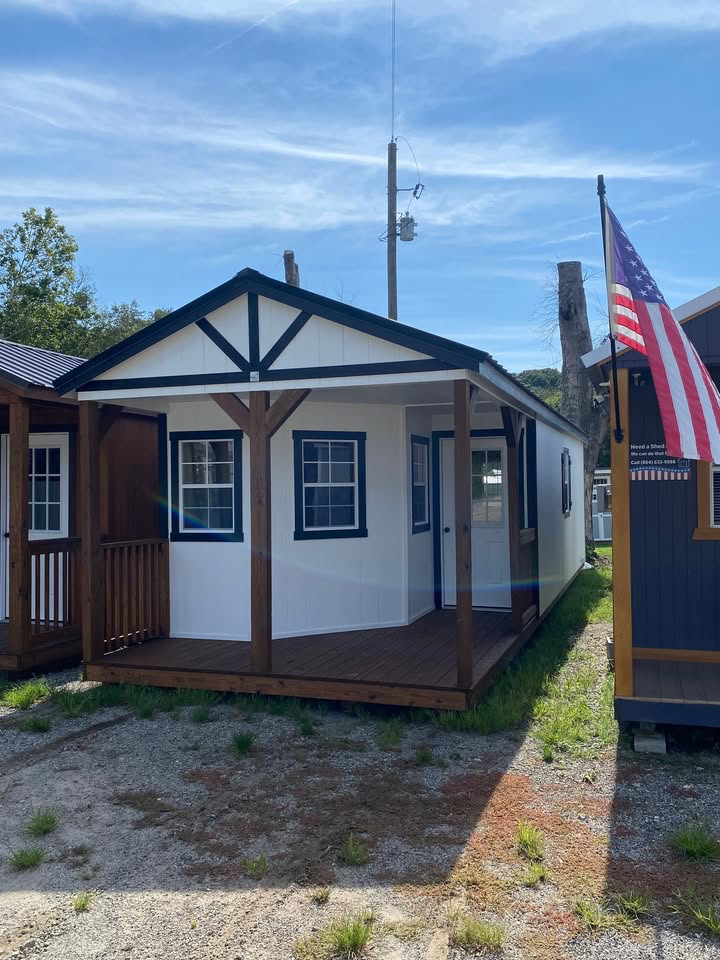 12' x 36' Parton Sheds - Pickens!  Spring Sale!  Save up to 10% on this 12x36 Deluxe Porch Cabin! for sale in Pickens, SC