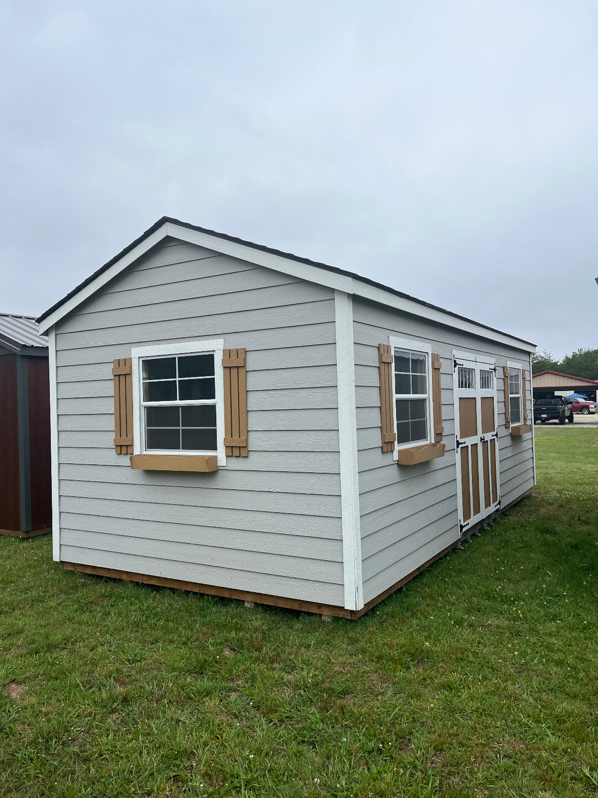 12' x 24' Parton Sheds - Greenville!  Summer Sale!  Save on this gently USED 12x24 Side Utility Building with LAP Siding! for sale in Greenville, SC