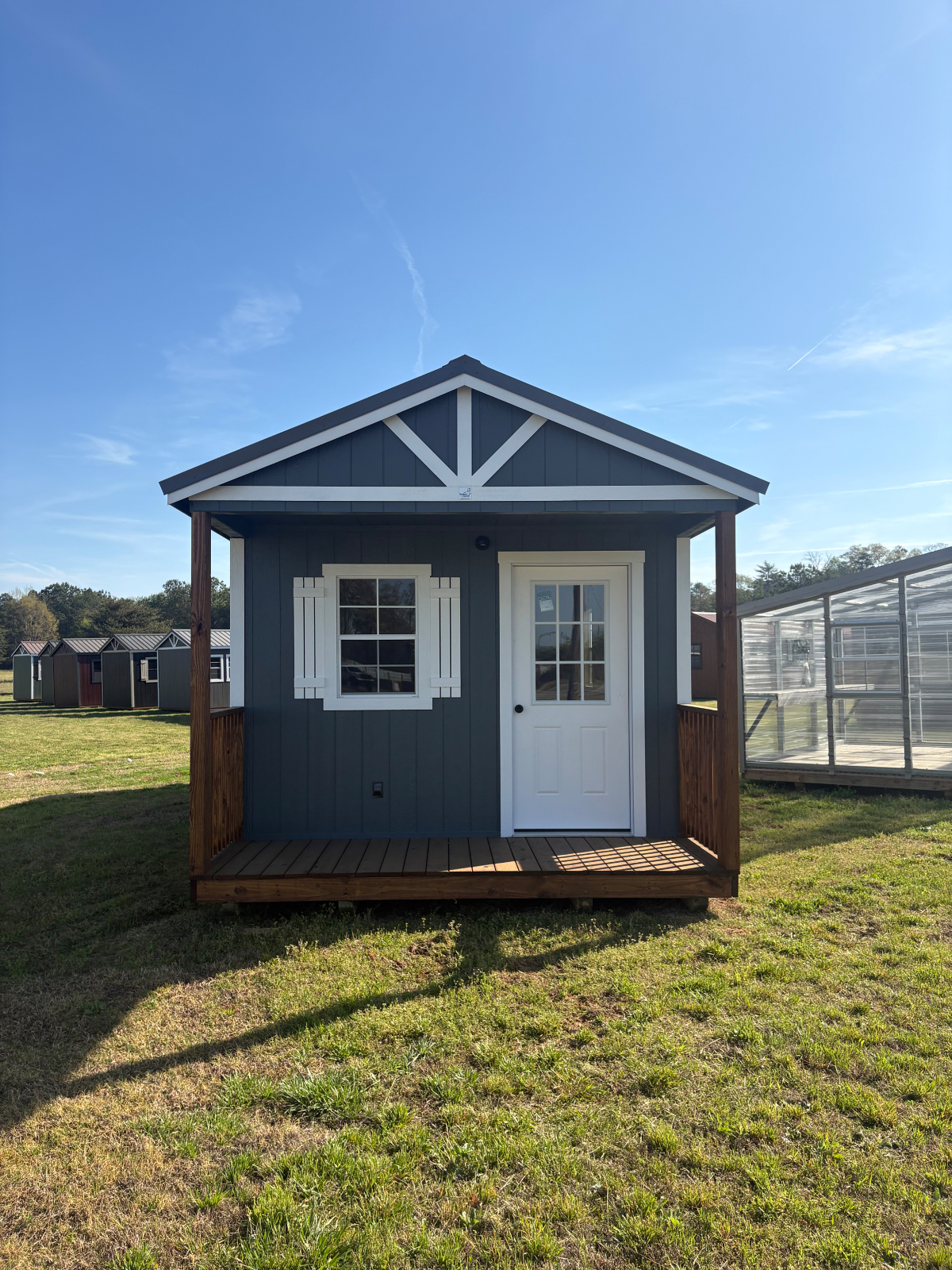 12' x 32' Parton Sheds - Greenville!  Spring Sale!  Save up to 10% on this 12x32 Cabin with Electric! for sale in Greenville, SC