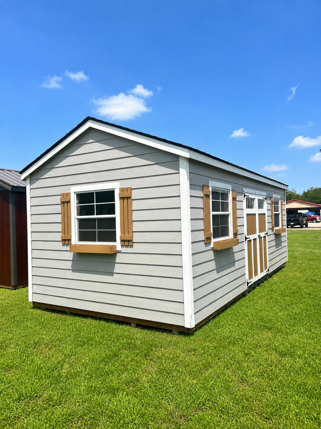 12' x 24' Parton Sheds - Greenville! Summer Sale! Save on this gently USED 12x24 Side Utility Building with LAP Siding! for sale in Greenville, SC