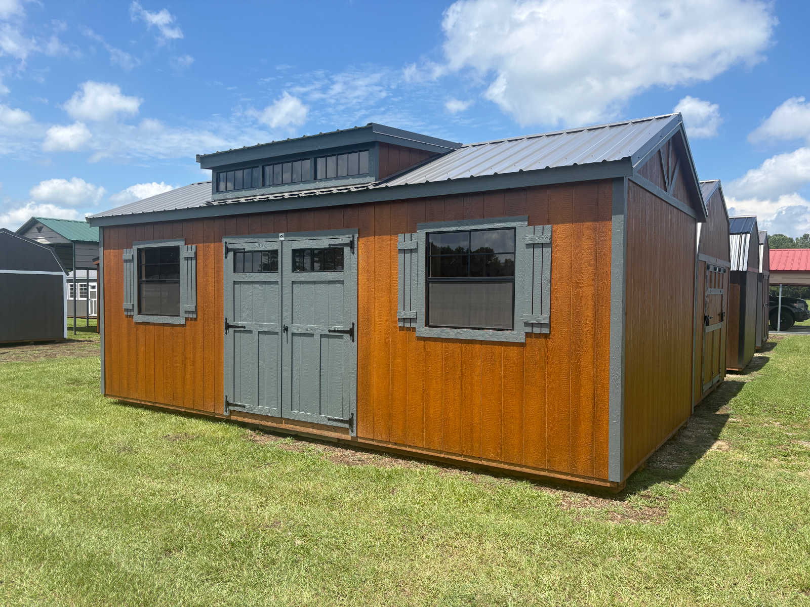12' x 24' Parton Sheds - Greenville!  Summer Sale!  Save up to 10% on this 12x24 Side Utility Building with Electric! for sale in Greenville, SC