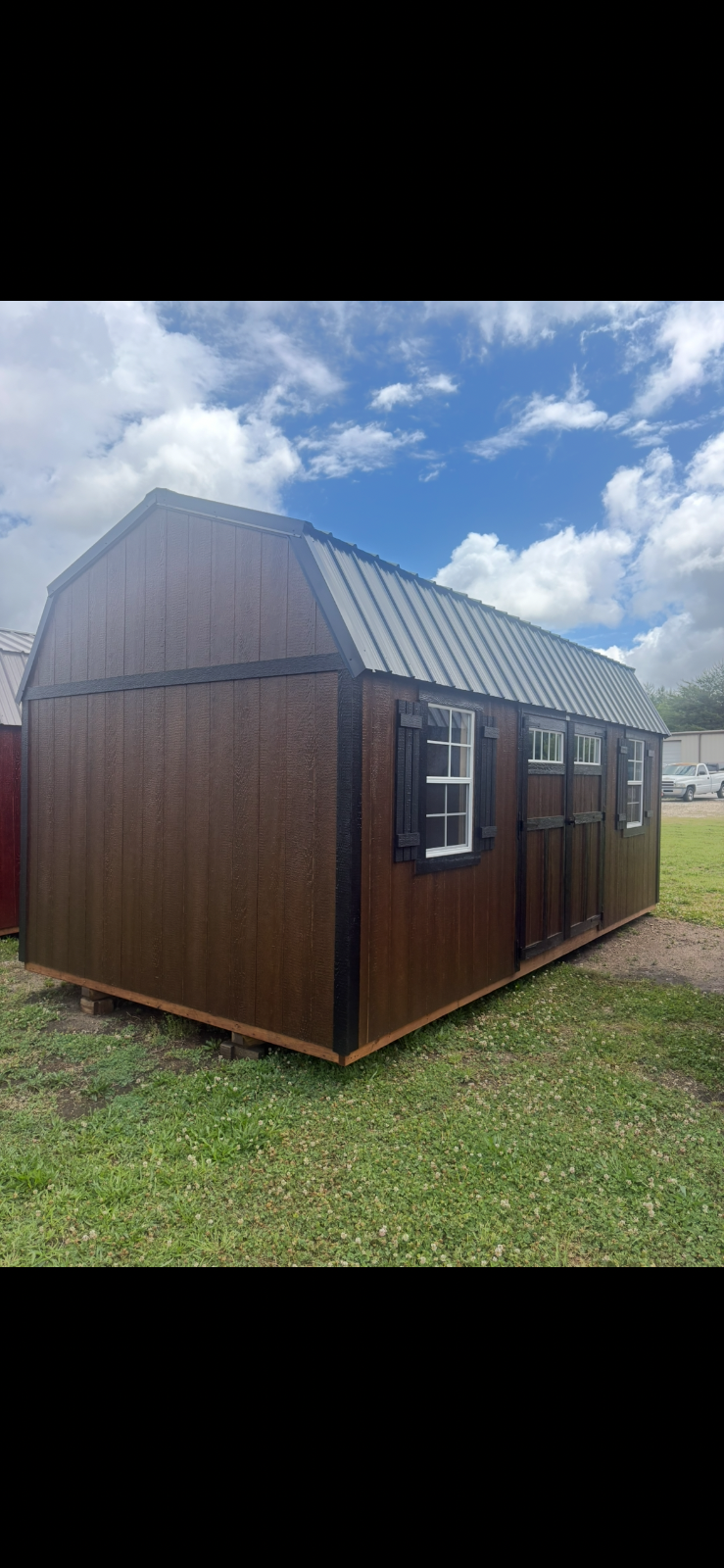 10' x 20' Parton Sheds- Greenville! Save up to 10% on this 10x20 Side Lofted Barn for sale in Greenville, SC