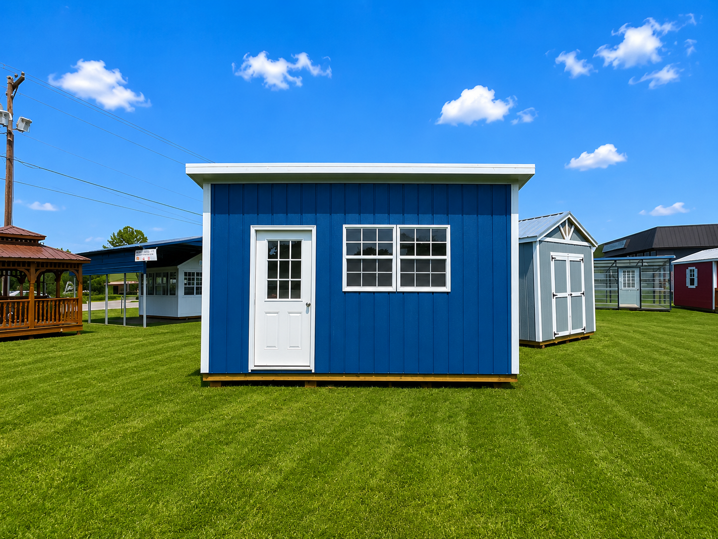 10' x 16' Parton Sheds - Pickens! Introducing our newest addition, the Fully Insulated 10x16 Entertainer Studio Garage with Electric for sale in Pickens, SC
