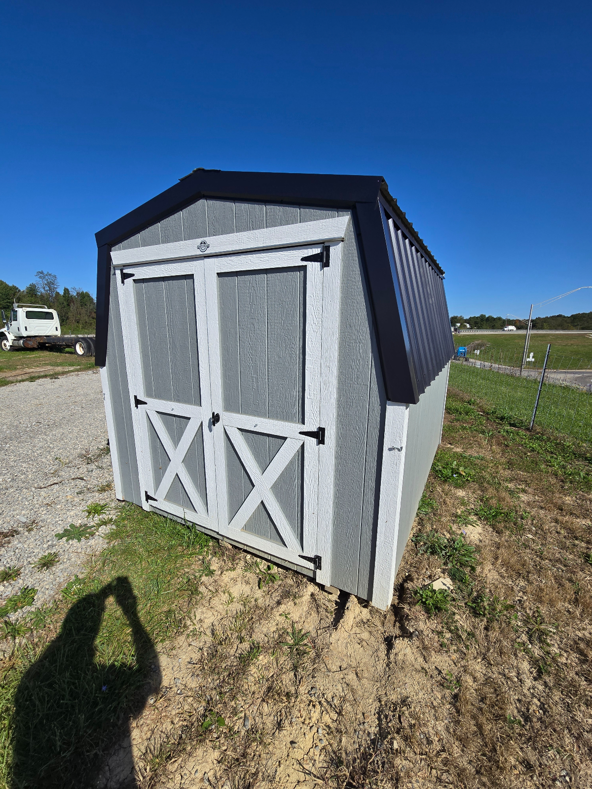 8' x 10' 8x10 Gambrel Mini Barn Shed for Compact Tool Storage in Wellston, OH for sale in Wellston, OH
