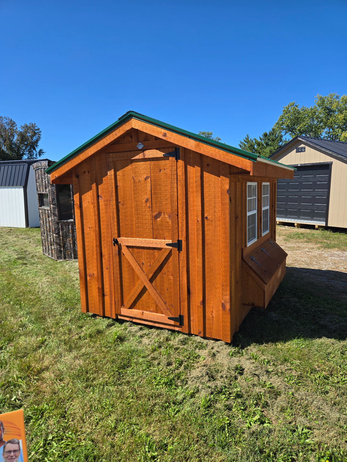 6' x 8' A-Frame Coop Shed 6x8 for Small Animal Storage in Gallipolis, OH for sale in Gallipolis, OH