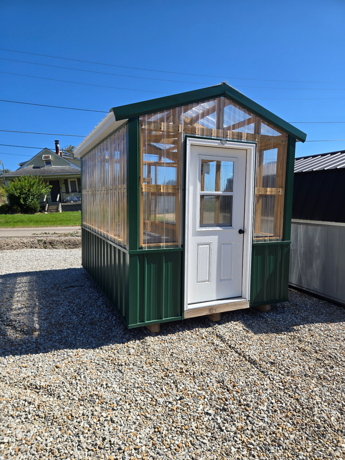 8' x 12' Compact A-Frame Greenhouse Shed 8x12 for Plant Care in Zainesville, OH for sale in Zainesville, OH