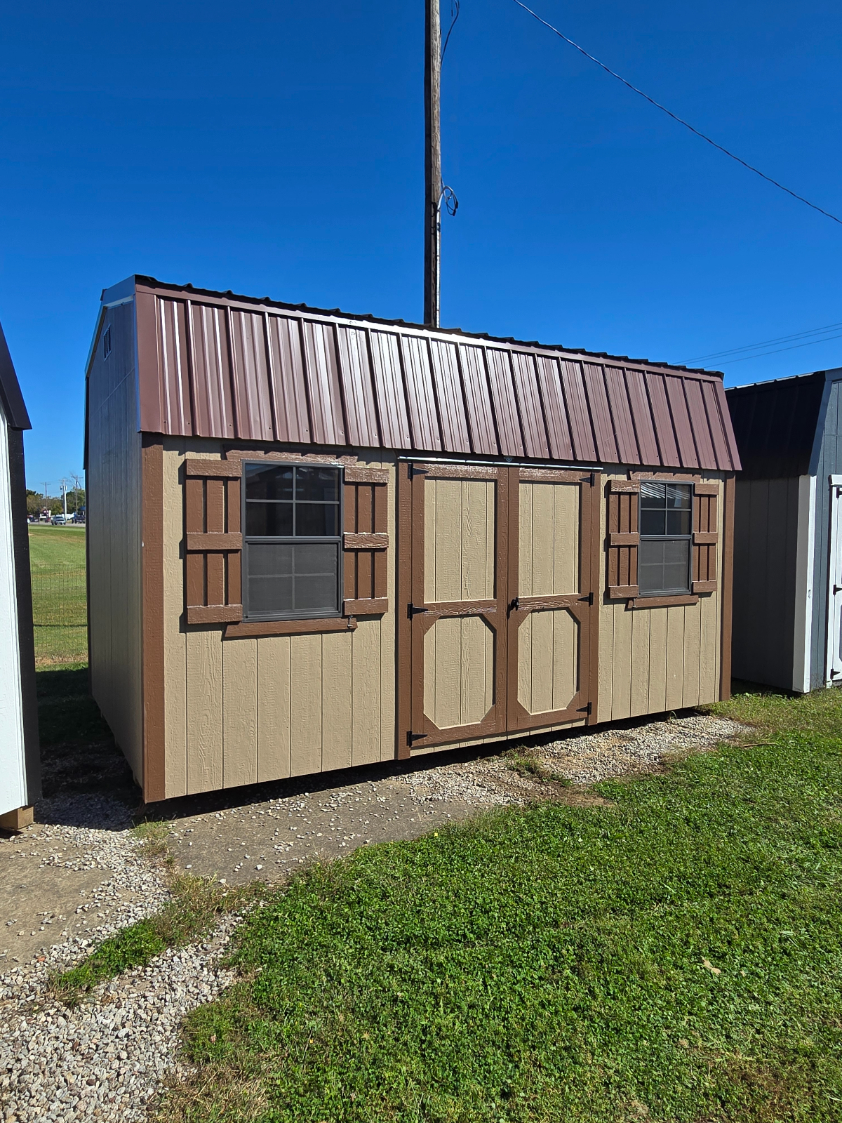 10' x 16' Gambrel High Barn Garage Shed 10x16 - Versatile Storage in Gallipolis, OH for sale in Gallipolis, OH