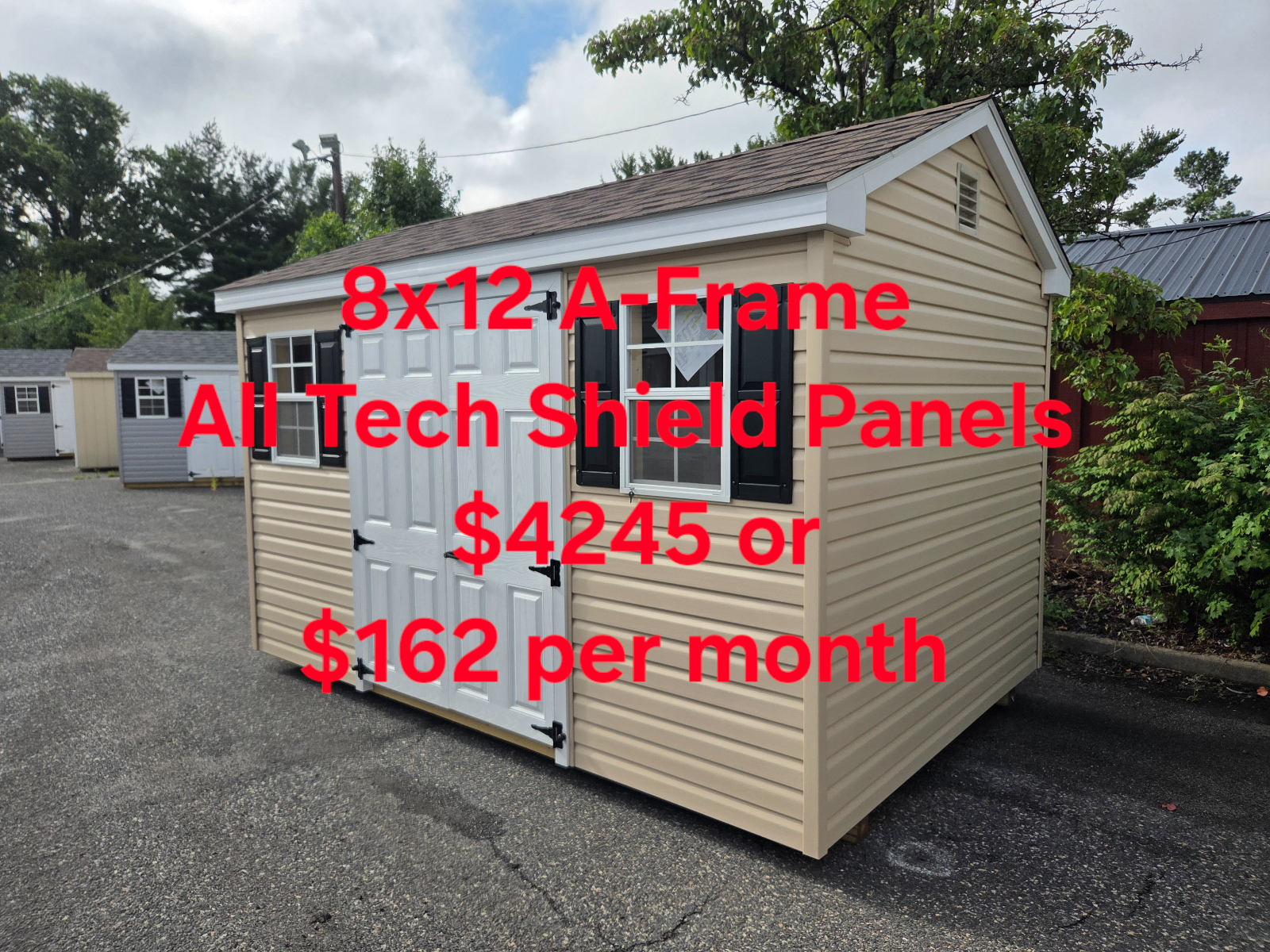 8' x 12' Compact Garden Tool Storage Shed 8x12 in Burlington, NJ for sale in Burlington, NJ