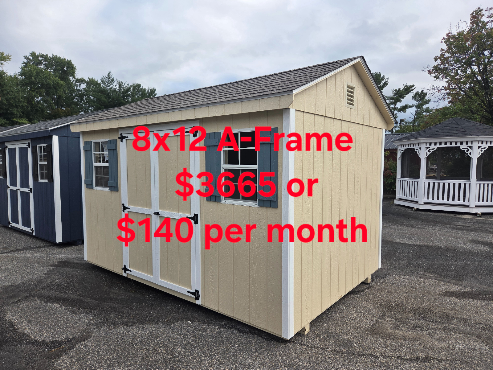 8' x 12' Compact Garden Tool Storage Shed 8x12 in Burlington, NJ for sale in Burlington, NJ