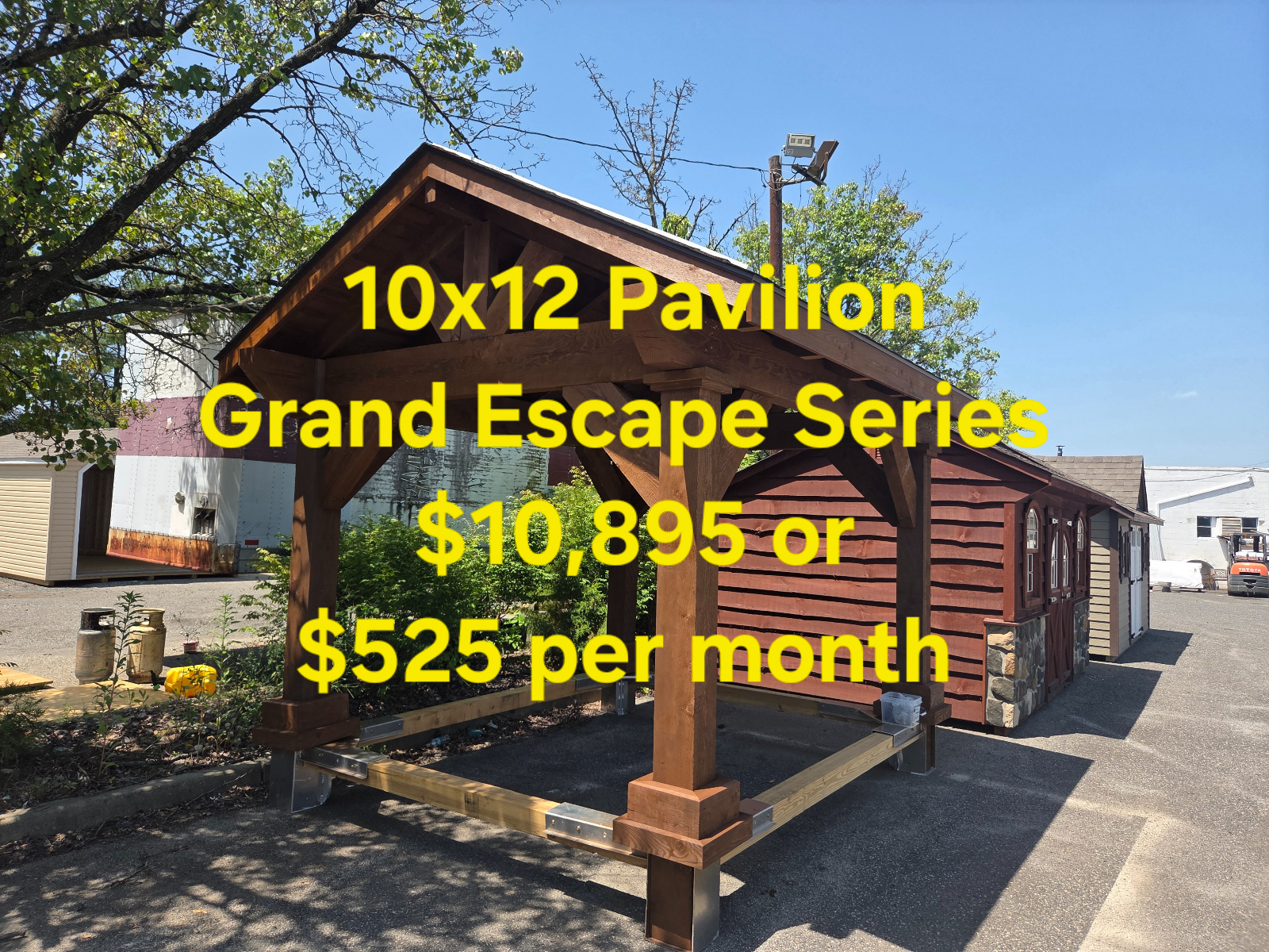 10' x 12' A-Frame Grand Escape Pavilion Gazebo for Outdoor Events in Burlington, NJ for sale in Burlington, NJ