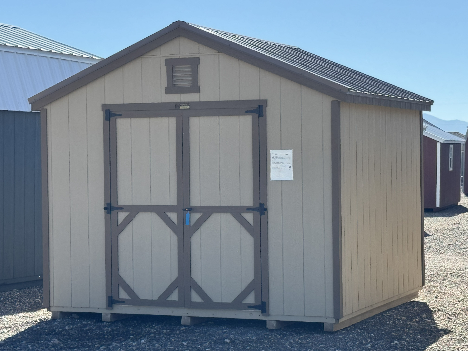 10' x 10' A-Frame Utility Shed 10x10: Compact Tool Storage in Farr West, UT for sale in Farr West, UT